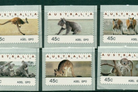 Australia-1995-Koalas-Roos-CPS-ADEL-GPO-MUH-Lot18625