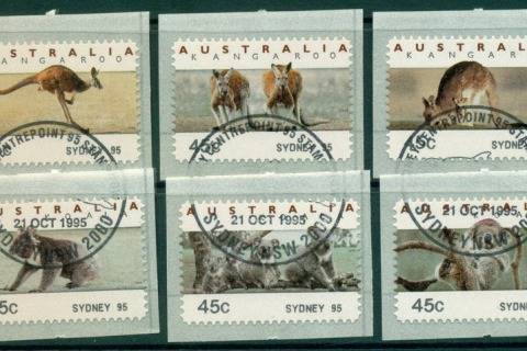 Australia-1995-Koalas-Roos-CPS-Sydney-95-CTO-Lot18645