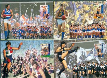 Australia-1996-Centenary-of-AFL-PPC-Maximum-Cards-16-lot49224