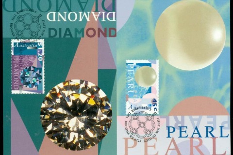 Australia-1996-Diamond-Pearls-Maxicards-Lot19538
