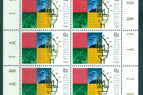 Australia-1996-Olympic-Transfer-Sheetlet-MUH-lot34609