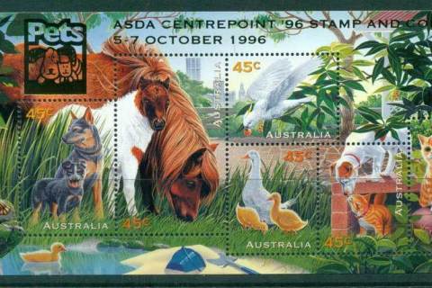 Australia-1996-Pets-MS-Opt-Centrepoint-MUH-Lot27072