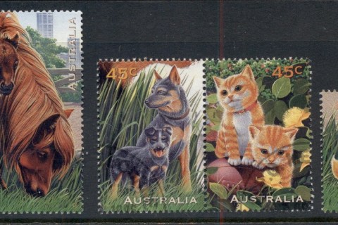 Australia-1996-Pets-Stamp-Collecting-Month-FU