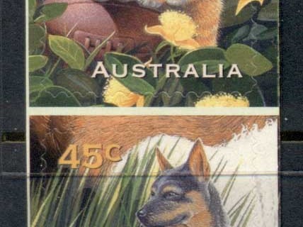 Australia-1996-Pets-Stamp-Collecting-Month-PS-ex-booklet-MUH-2