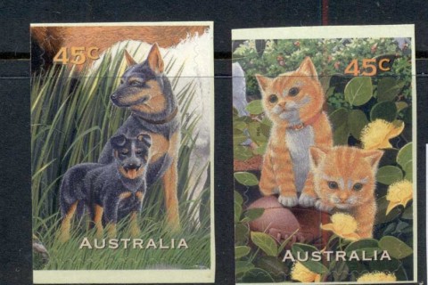 Australia-1996-Pets-Stamp-Collecting-Month-PS-ex-booklet-MUH
