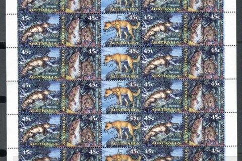Australia-1997-Nocturnal-Animals-sheet-CTO