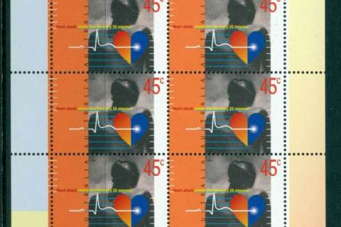 Australia-1998-Heart-Health-Sheetlet-MUH-Lot27016