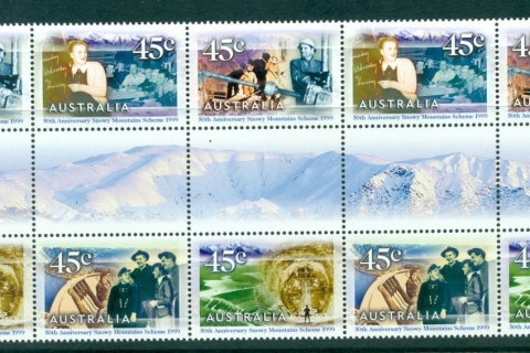 Australia-1999-Snowy-Mountain-Scheme-Gutter-Blk-10-MUH-Lot29750