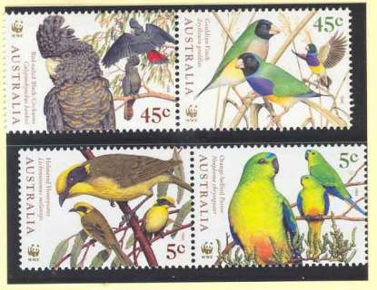 Australia 1998 WWF Birds