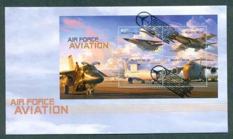 Australia-2011-Air-Force-Aviation-MS-FDC-lot50623