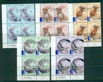 Australia-2011-Bush-Babies-Internationals-5x-Corner-Blocks-4-CTO