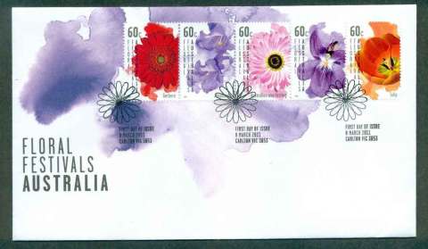 Australia-2011-Floral-Festivals-FDC-lot50624