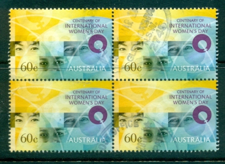 Australia-2011-Internaioinal-Womens-Day-Blk-4-FU-lot34349