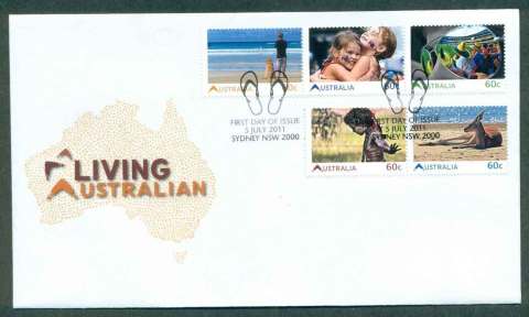 Australia-2011-Living-Australian-FDC-lot50641