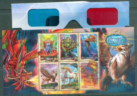 Australia-2011-Mythical-Creatures-3D-glasses-MS-MUH-lot77158