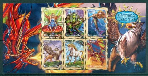 Australia-2011-Mythical-Creatures-MS-FU-lot77143