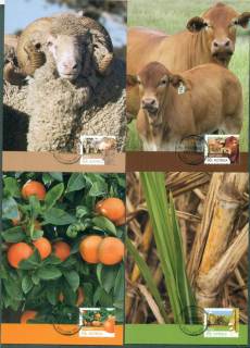 Australia-2012-Farming-Australia-4x-Maxi-cards-lot54486