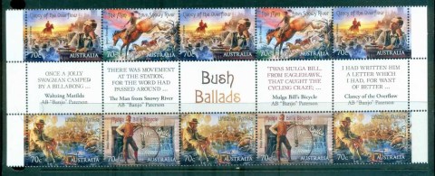 Australia-2014-Bush-Ballads-Gutter-Str-10-MUH-lot81625