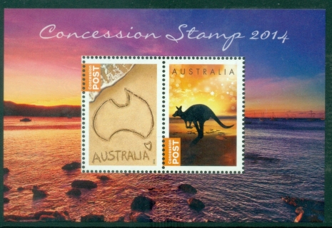 Australia-2014-Concession-Stamps-MS-MUH