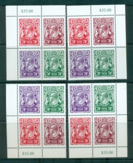 Australia-2014-KGV-Heads-Centenary-Corner-Blks-4-MUH-lot81517