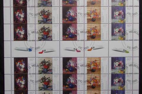 Australia-2011-60c-Flowers-Str-5-CTO-Sheet
