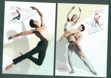 Australia-2012-Australian-Ballet-50-years-2x-Maxi-card-lot54489