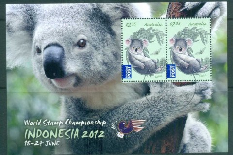 Australia-2012-Koalas-Indonesia-World-Stamp-Championship-MS-FU-lot77144