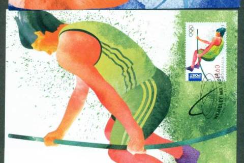 Australia-2012-London-Olympics-Sports-3x-Maxi-card-lot54488