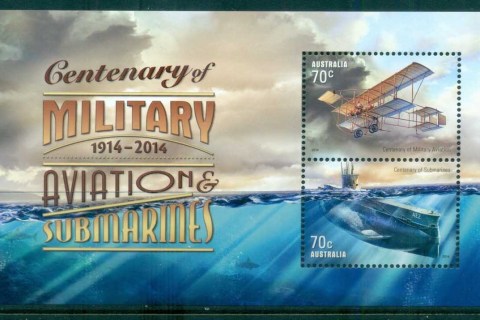 Australia-2014-Centenary-of-Military-Aviation-Submarines-MS-MUH