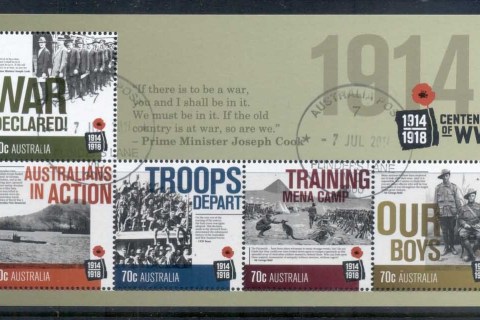 Australia-2014-WWI-Centenary-MS-FU