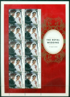 Australia-2018-Royal-Wedding-Harry-Megan-sheetlet-MUH-XL-Shipping
