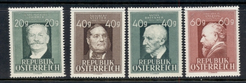 Austria-1948-49-Portraits-MUH