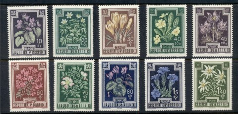 Austria-1948-Flowers-MUH