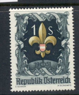 Austria-1951-Boy-Scouts-MUH