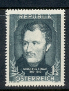 Austria-1952-Nikolaus-Lenau-MUH