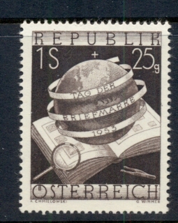 Austria-1953-Stamp-Day-MUH