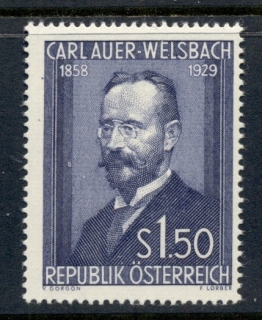 Austria-1954-Karl-von-Welsbach-MUH