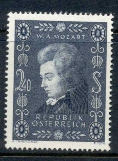 Austria-1956-Mozart-Bicentenary-MUH