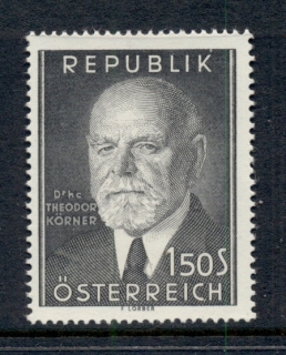 Austria-1957-Theodor-Korner-MUH