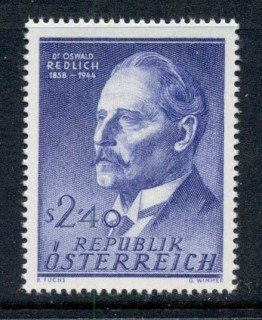 Austria-1958-Oswald-Redlich-MUH