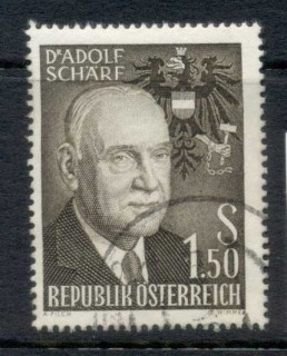 Austria-1960-Pres-Adolf-Scharf-FU