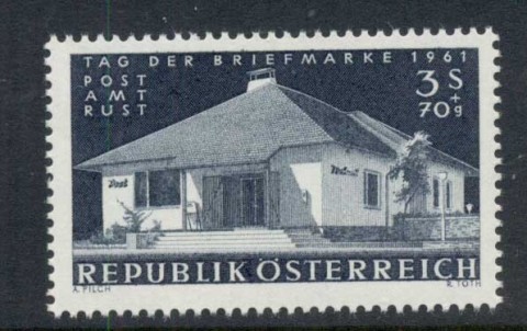 Austria-1961-New-Post-Office-Rust-MUH