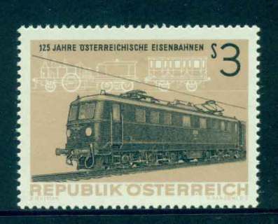 Austria-1963-Austrian-railway-Anniv-jpg-Trains-MUH-lot51903