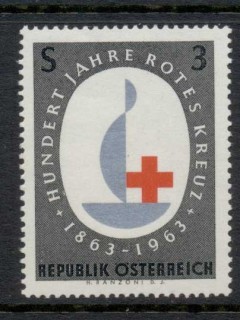 Austria-1963-Red-Cross-Centenary-MLH