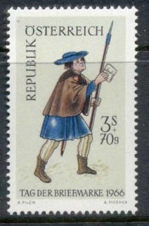 Austria-1966-Stamp-Day-MUH