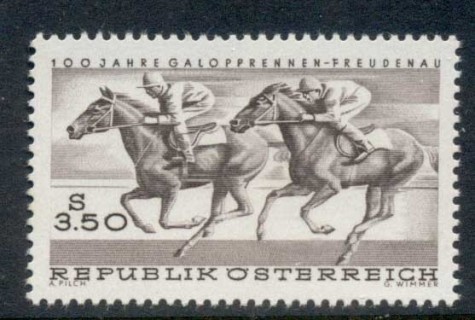 Austria-1968-Freudenau-Horse-Racing-MUH