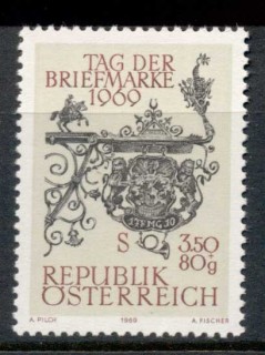 Austria-1969-Stamp-Day-MUH