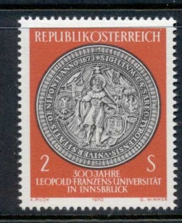 Austria-1970-Leopold-Franzens-University-MUH