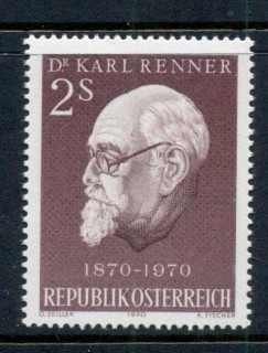 Austria-1970-President-Karl-Renner-MUH