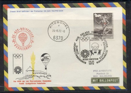 Austria-1972-Summer-Olympics-Munich-FDC